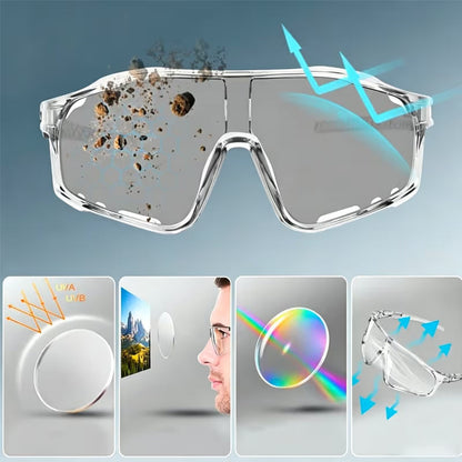 Photochromic UV Protection Sports Sunglasses