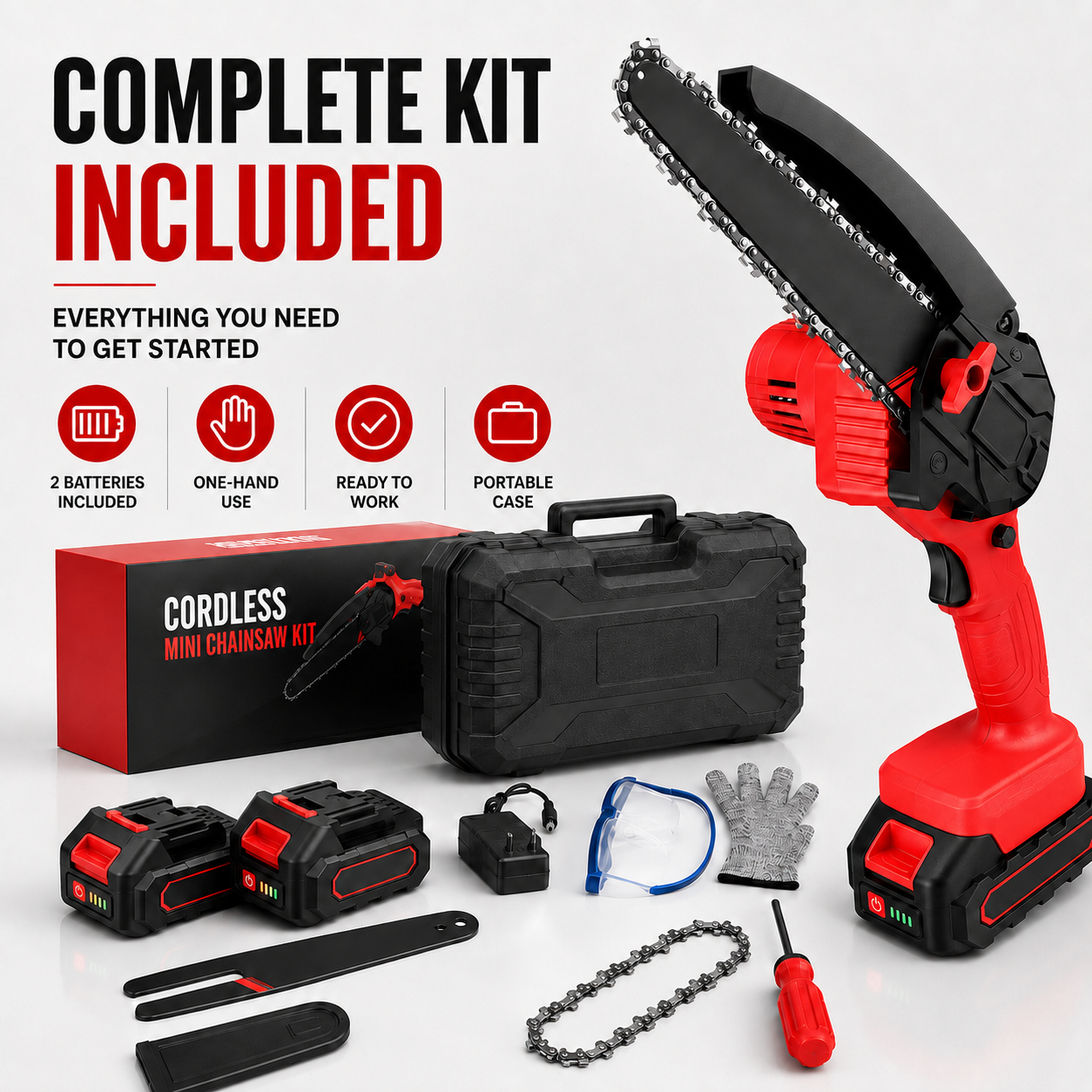 🔥 50% OFF Cordless Mini Chainsaw Kit – Free Shipping 🚚