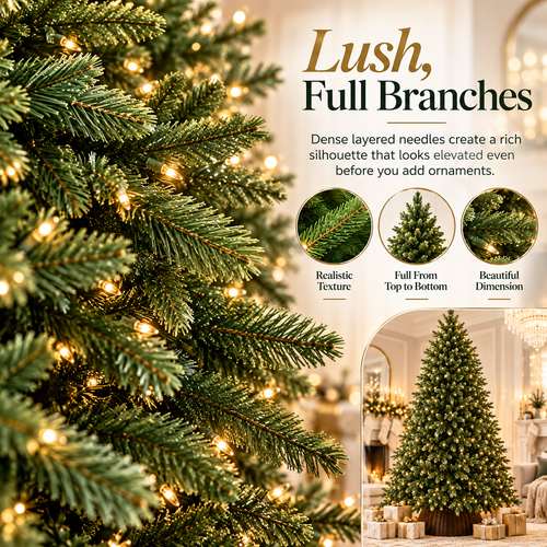 ❄️🏡20M 600-LED Christmas String Lights – Warm White or Multicolor Holiday Tree Lights🎅💖