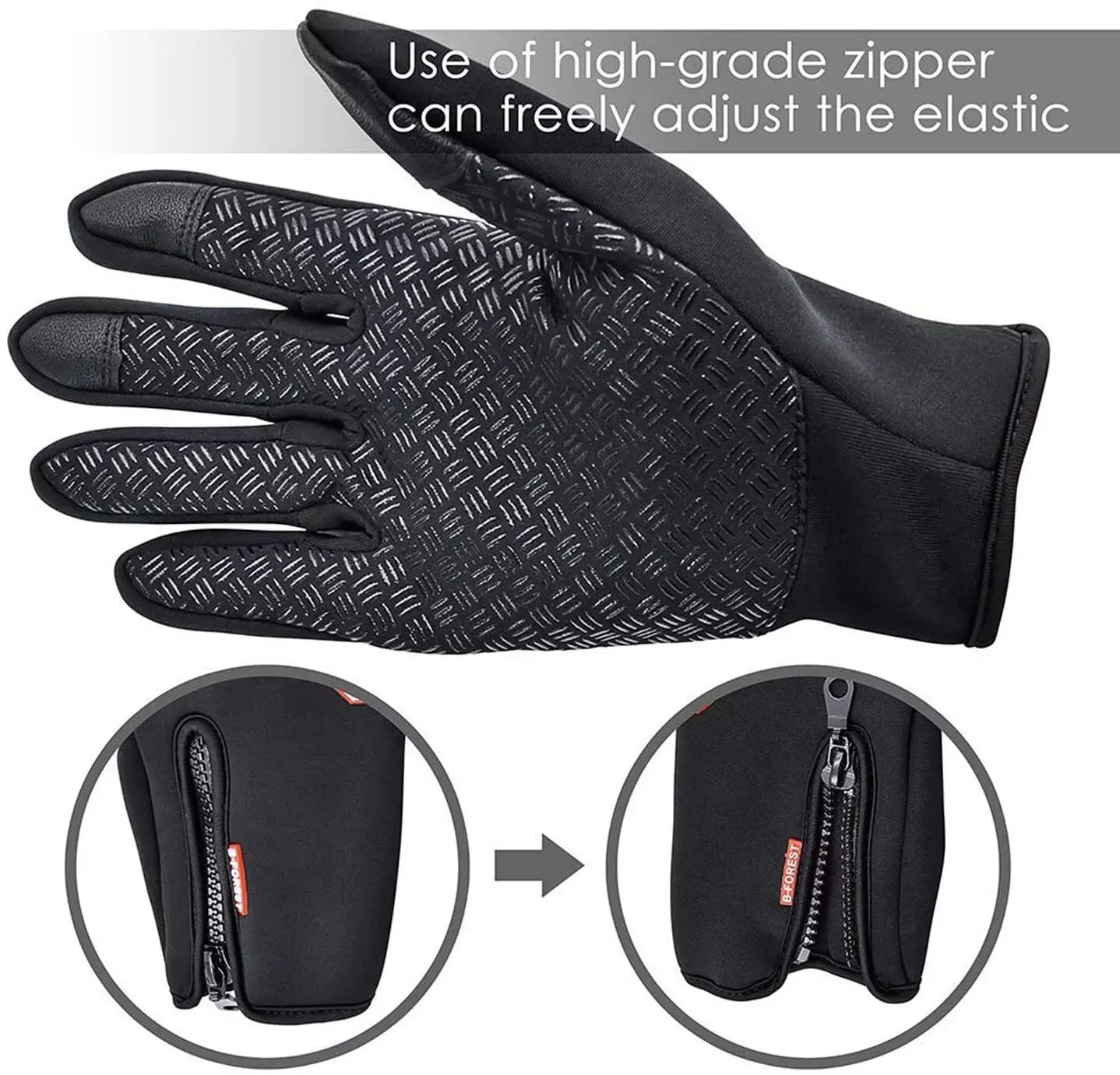 Waterproof Touchscreen Gloves for Outdoor Working