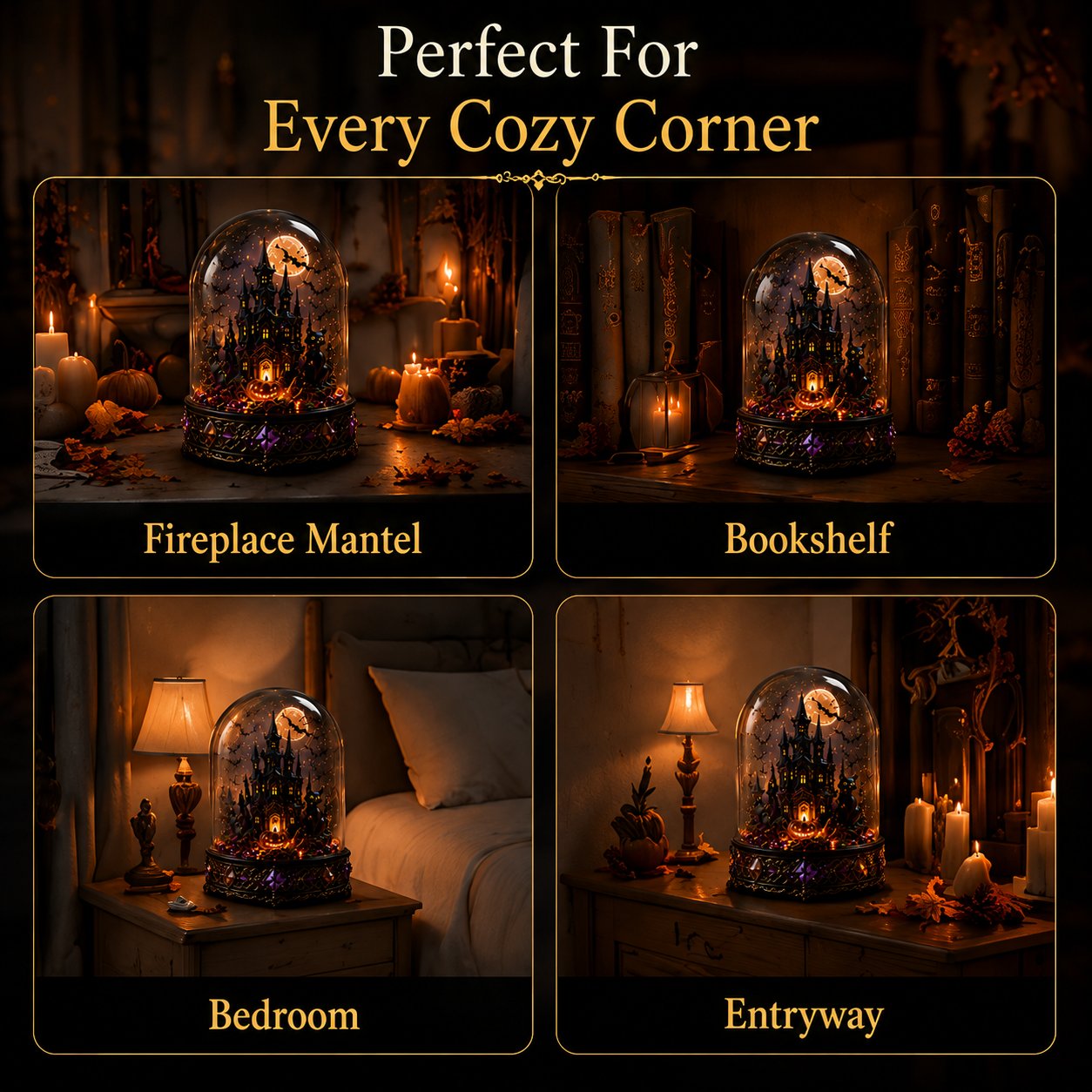 🎁Halloween Special Offer 50% OFF –🏰🎃Ghost Castle Night Lights