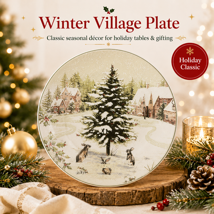 🎄Merry & Bright Christmas Plate Collection🎁🍽️ – Festive Holiday Serving Plates