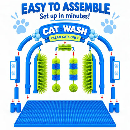 🐱The Ultimate Cat Self-Grooming & Play Station 🐾