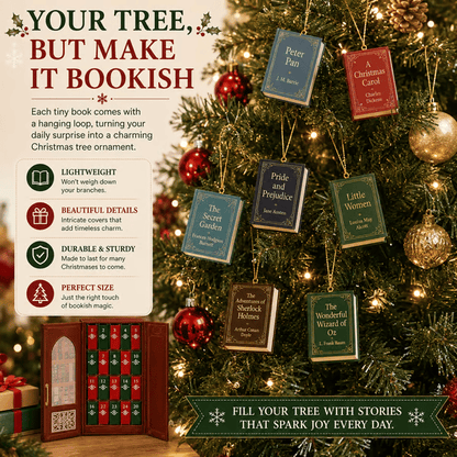 🔥Last Day 49% OFF📚 25-Day Mini Book Advent Calendar – A Book Lover's Christmas Countdown