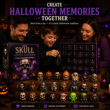 💀 Skull Advent Calendar 2026-24 Days Of Halloween Surprises