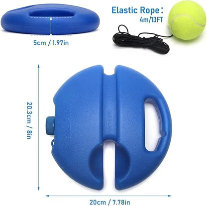 🎾💥Solo Tennis Practice Rebounder – 2-Piece Trainer with Balls