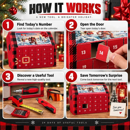 🔥HOT SALE🔥24 Days of Tools Christmas Countdown Gift Set