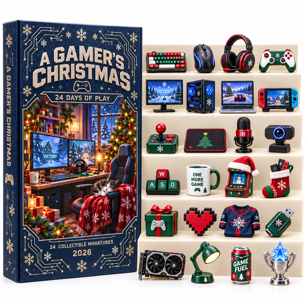 A Gamer’s Christmas 2026 Advent Calendar – 24 Collectible  Gaming Miniatures