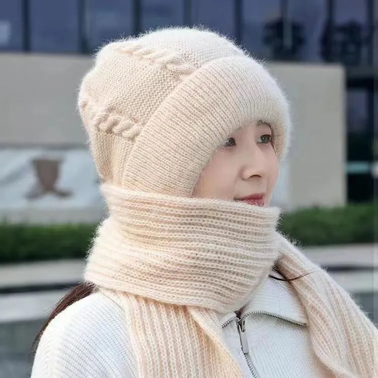 🎄Winter Versatile Knitted Hooded Scarf for Women