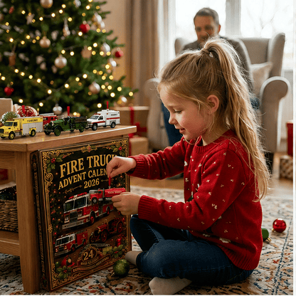 🚒🔥FIRE TRUCK ADVENT CALENDAR 2026🎁🌲