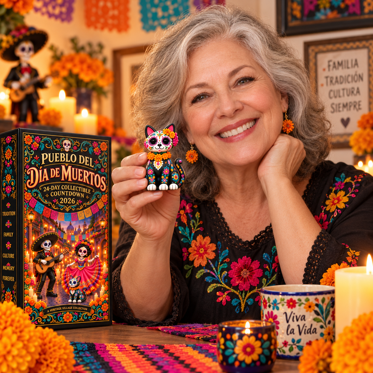 Pueblo del Día de Muertos 2026 – 24-Day Miniature Countdown