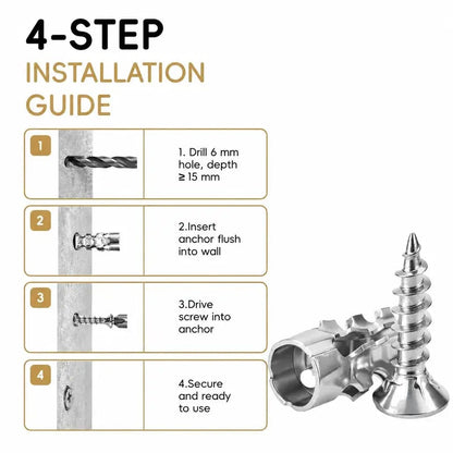 6x14mm Expansion Screw Set (Pack of 30 / Pack of 60)