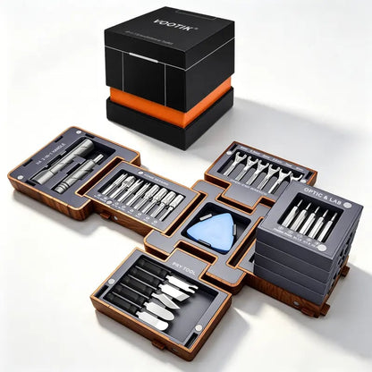 🛠️ 55-in-1 Magnetic Precision Screwdriver Set – Professional Multi-Bit Tool Kit with Alloy Steel Bits & Flexible Shaft for Electronics Repair, Home Maintenance & DIY