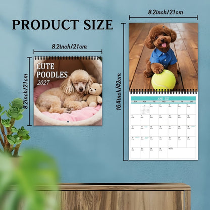 🐩 2027 CUTE POODLES CALENDAR