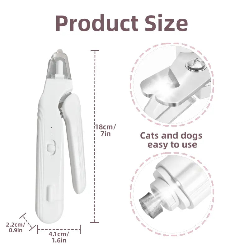 Dog & Cat Universal 2-in-1 Paw Trimmer Set