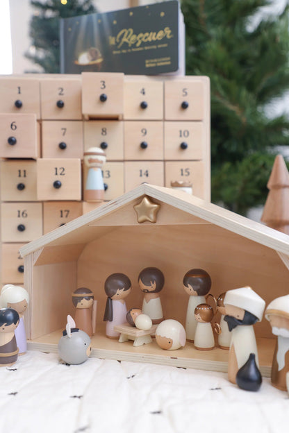 ✝ Nativity Advent Calendar 2026 – Christmas Countdown with Nativity Figures