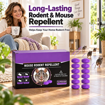 Natural Plant-Based Rodent Repellent Balls (12 Pack) 🌿
