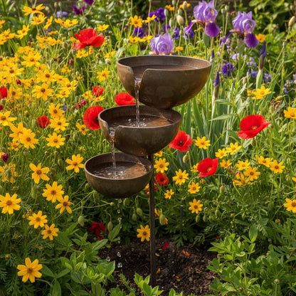 🔥Hot Sale🔥Bring Life Back To Your Garden – Rain Catcher Bird Bath 🌿🐦