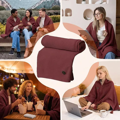 ❄️ LAST CHANCE 50% OFF Heated Wearable Blanket – Stay Warm at Your Desk Without Bulky Layers 🔥