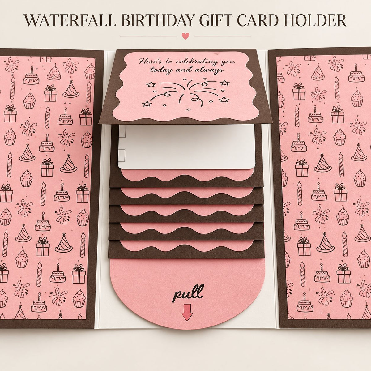 ⏰LAST DAY 50% OFF - 2026 New 🎅💳 Waterfall Christmas Gift Card Booklet ✨