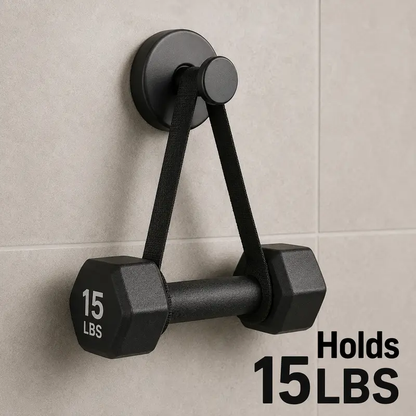 Stainless Steel Finish GripLock Heavy Duty Adhesive Wall Hooks