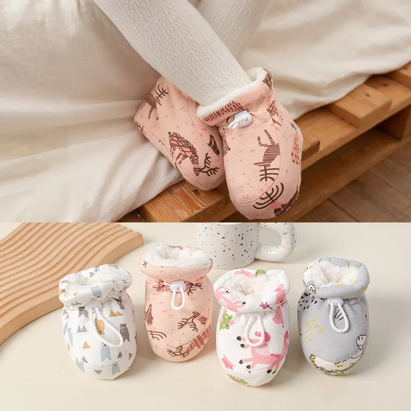 👶Warm fur baby boots