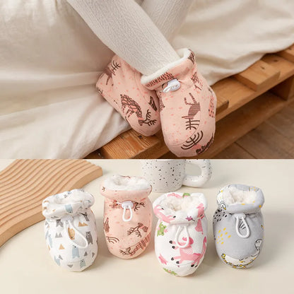 👶Warm fur baby boots