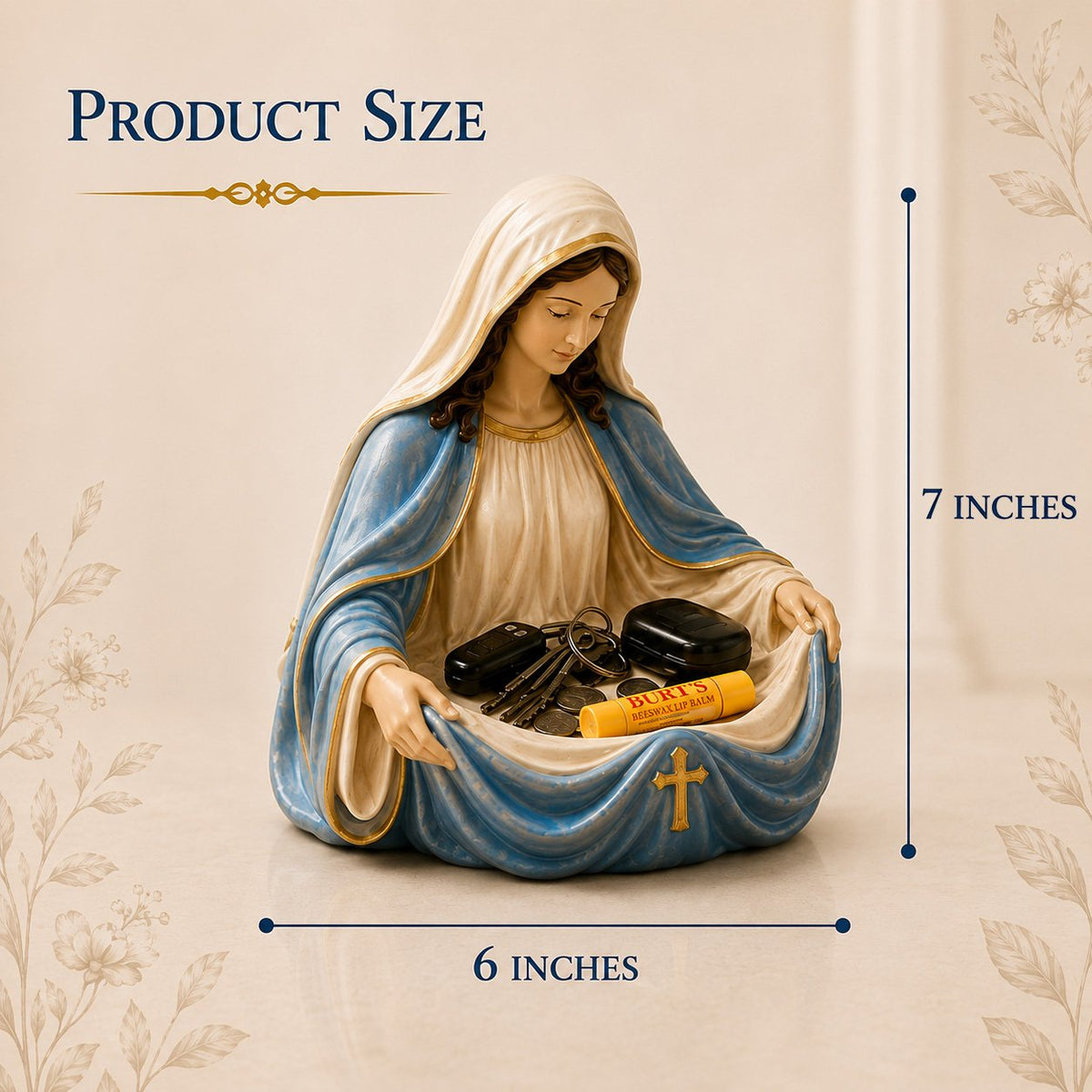 ✝️Handmade Virgin Mary Catch-All Bowl