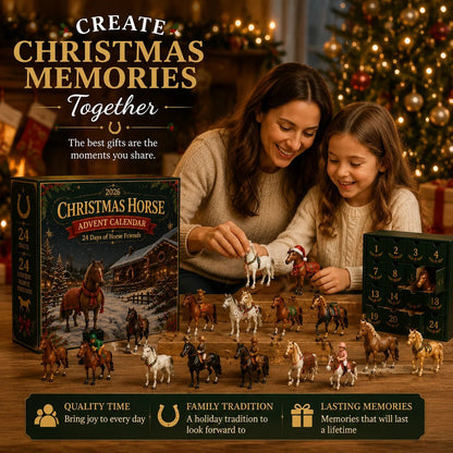 🐴 LAST DAY 49% OFF – 24 Days of Horse Friends Advent Calendar | 24 Unique Collectible Horse Figures & Equestrian Surprises for a Magical Christmas Countdown 🎄✨