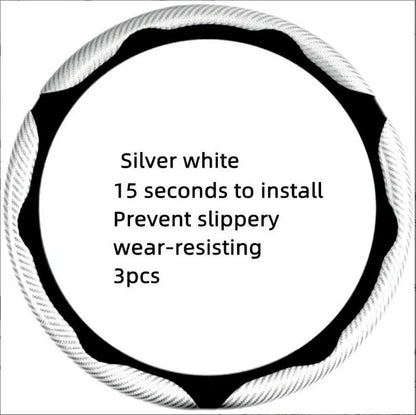 Non-Slip Car Steering Wheel Cover for 15 Inch Wheels