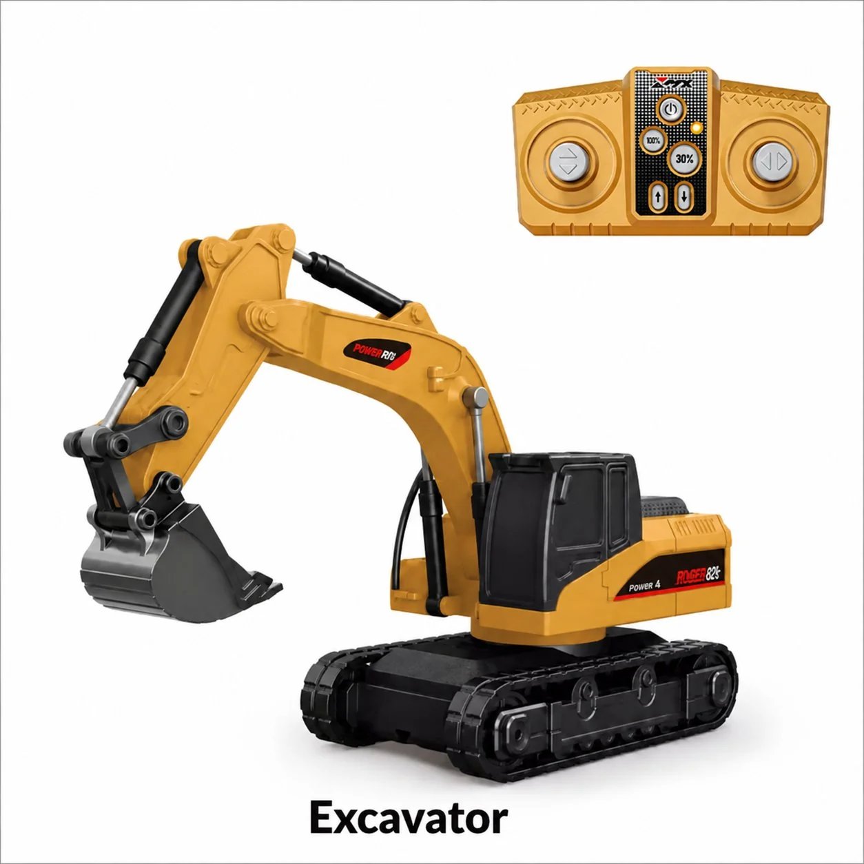 🚜 1:64 Premium Alloy Mini RC Construction Set