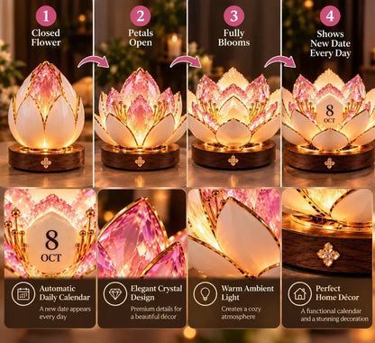🌸✨ EverBloom Calendar™ | Self-Changing Perpetual Calendar
