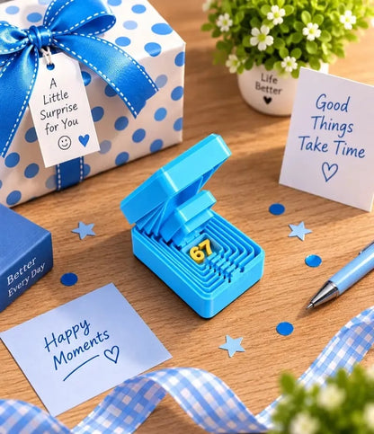 💯🎁 6-Layer Nesting Prank Gift Box | Pick Your Surprise: Middle Finger, Spider or Number 67