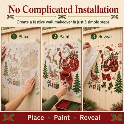 🔥Last Day 49% OFF 🌿Garden Bloom Wall Stencil Kit✨