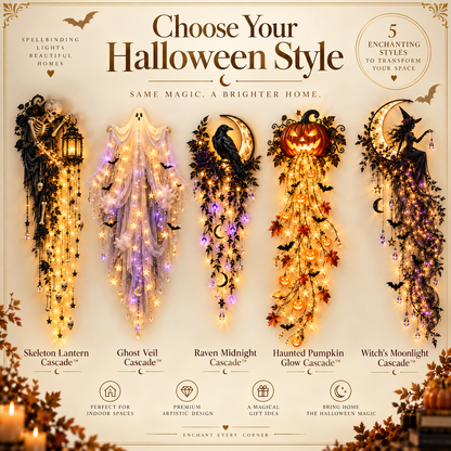 ✨Last Day 49% OFF✨Elegant Halloween Cascade Wall Light Collection