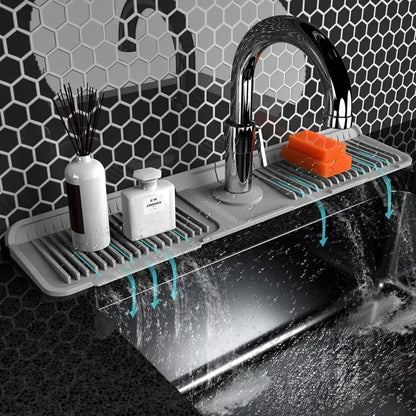 🔥 BUY 1 GET 1 FREE💧 Silicone Sink Faucet Draining Mat