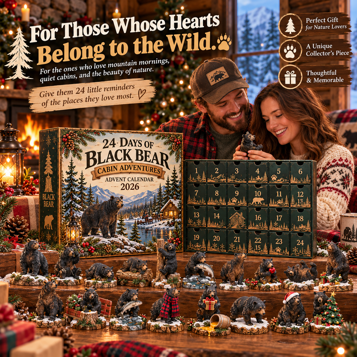 🐻🎄 24 Days of Black Bear Magic – Christmas Advent Calendar 2026