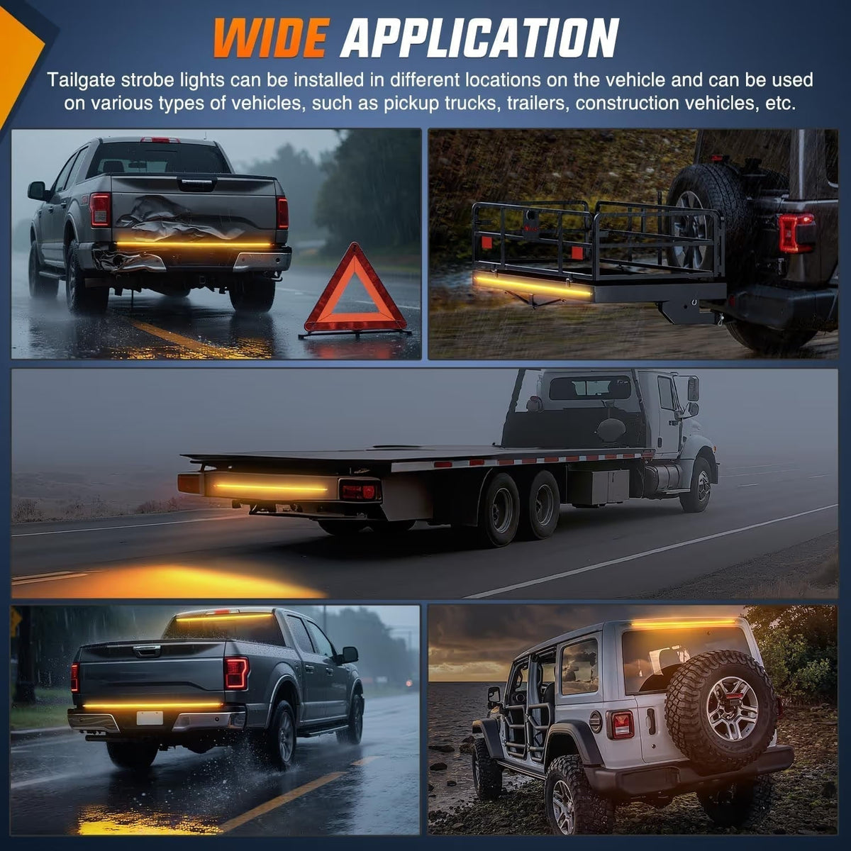 🎁Limited-time 50% off - LED Tailgate Lights, Turn Signals And Driving And Reversing Lights