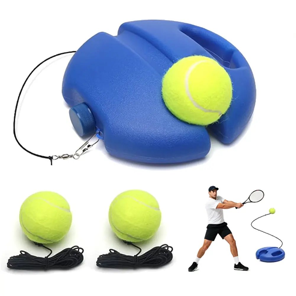 🎾💥Solo Tennis Practice Rebounder – 2-Piece Trainer with Balls