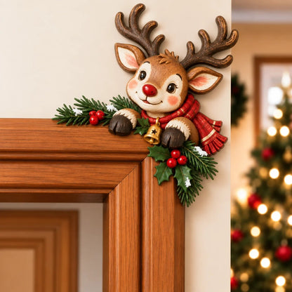 🎅 49% OFF | Christmas Door Frame Corner Decor – A Fun Holiday Surprise 🎄