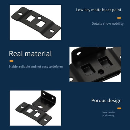 Quick Fitting Furniture Corner Brackets – Heavy Duty Stainless Steel L Shape Joint Fixing Brackets with Screws for Cabinets, Tables & Chairs Repair Kit