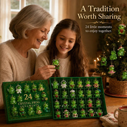 🐸 24-Day Frog Ornament Advent Calendar