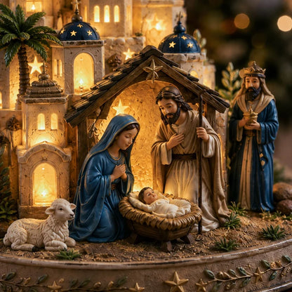 Bethlehem Nativity Church Light Tower