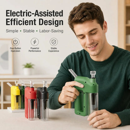 📍⚡50% OFF – Portable Handheld Electric Filtration Device | Compact Glass Chamber Design with Electric-Assisted Operation & 6 Color Options ✨