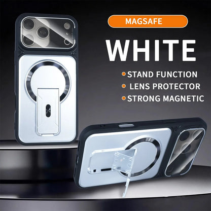 ✨MagSafe Magnetic Case with Camera Lens Cover & Invisible Stand for iPhone