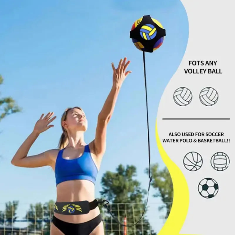 💥Volleyball Rebound Belt Trainer - Solo Practice Tool