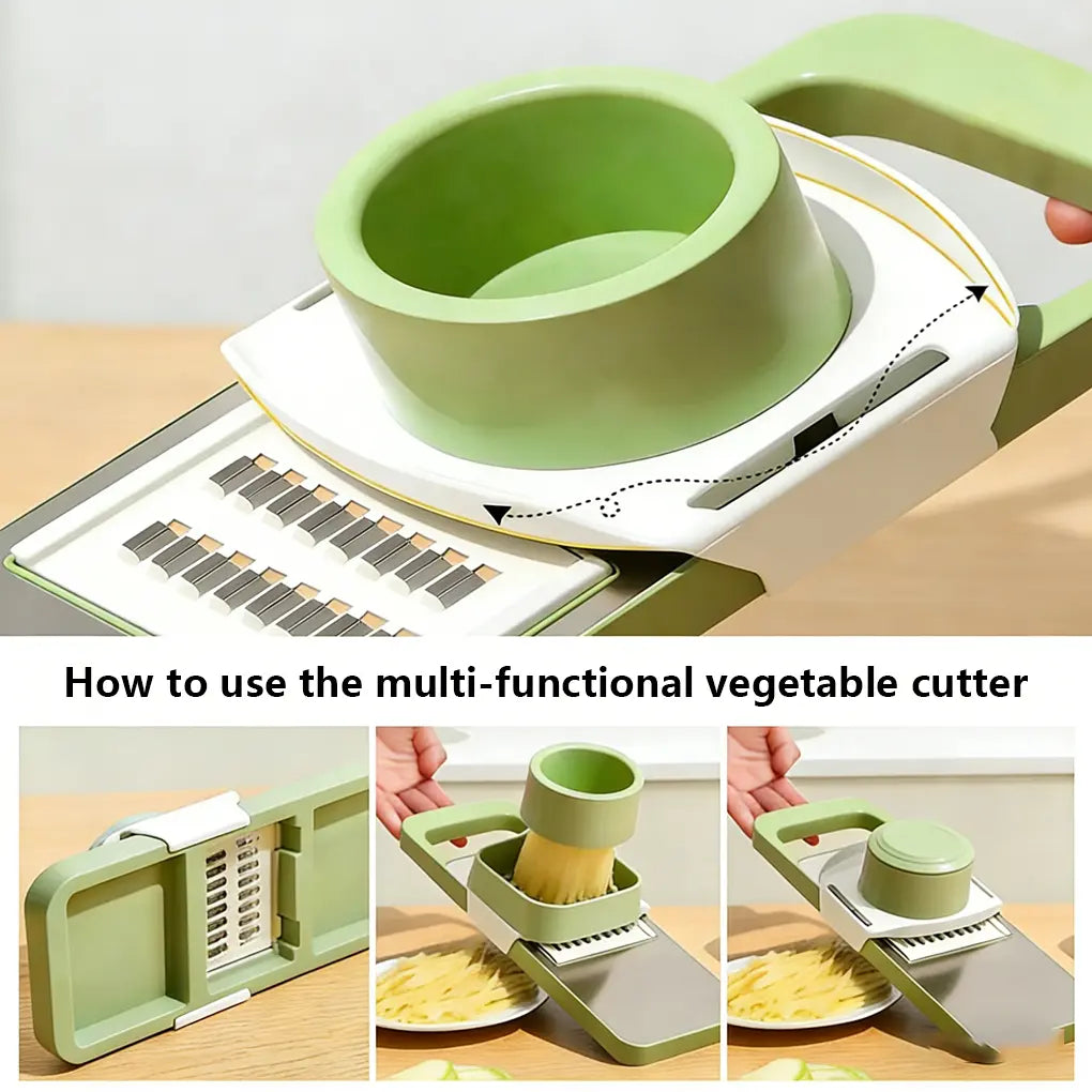 🥗🔪 Multi-Function Vegetable Slicer – Slice, Shred & Julienne