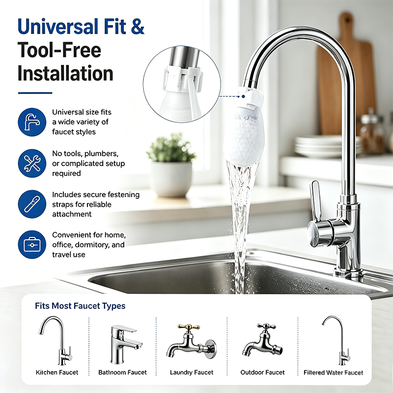 [Fits Faucets < 1"] 50 cotton filter bags, Multi-scene Filter 🚰