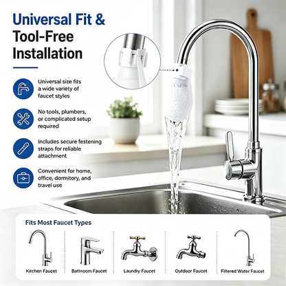 [Fits Faucets < 1"] 50 cotton filter bags, Multi-scene Filter 🚰