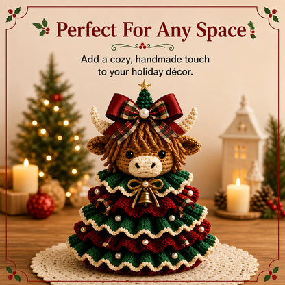 🔥🎄Crochet Animal Christmas Tree DIY Kit – Stitch a Little Christmas Magic（Material kit (not finished product)